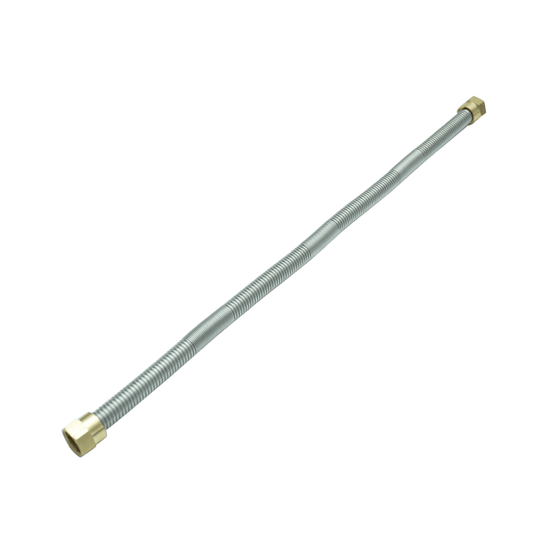 Tube ondulé flexible en métal de solides solubles 304 pour le gaz